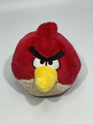 Angry Birds Red Bird 5” Plush Stuffed No Sound Rovio