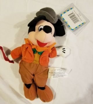Rare Bob Crachit Mickey Mouse Mini Bean Bag Plush Toy Disney Store Nwt