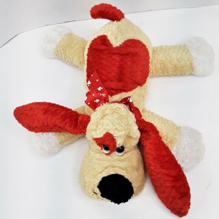 Dan Dee Collectors Choice Love Plush Dog 13 " Heart Valentines Day Stuffed Animal