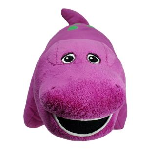 Barney & Friends Purple Dinosaur Pillow Pets Plush 2011 Pbs Kids