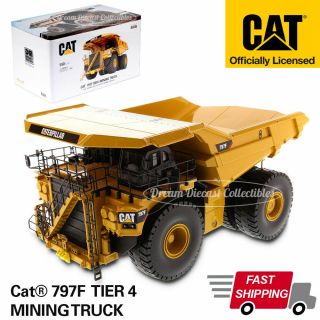 Cat Caterpillar 797f Tier 4 Mining Truck 1/50 Model By Diecast Masters 85655