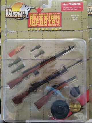 Ultimate Soldier: Russian Infantry Weapons Set And Modern Russian Rpg Set