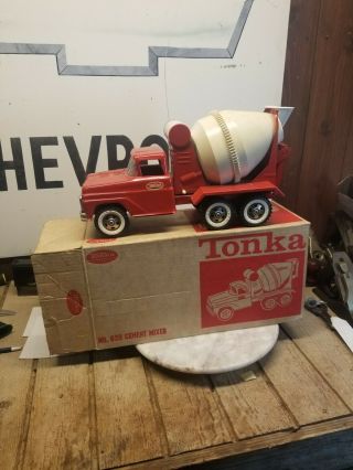 1963 Tonka Cement Mixer No.  620 Never Played With.  Light.
