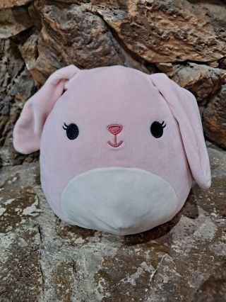 2019 Kellytoy Squishmallows - Bop The Light Pink Bunny Rabbit 8 " Tall Plush