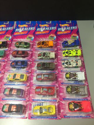 1992 Hot Wheels REVEALERS Complete Set of 36 CARS Dairy Queen Promo MOC Mattel 3