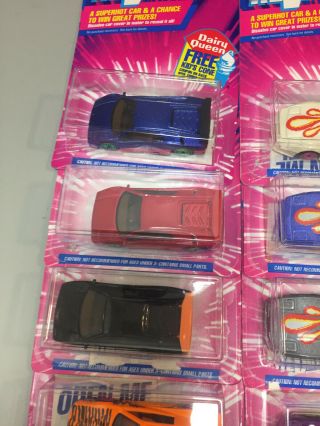 1992 Hot Wheels REVEALERS Complete Set of 36 CARS Dairy Queen Promo MOC Mattel 5