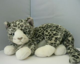 Ty Beanie Buddies Purr/sundar The Snow Leopard Cat/kitten Stuffed Animal Plush