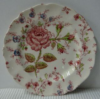 Johnson Brothers Rose Chintz Bread Plate Made England More Items Available