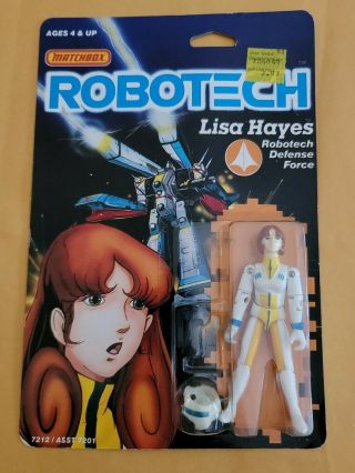 1986 Vintage Matchbox Robotech Max Lisa Hayes Moc
