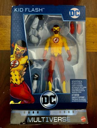 Dc Multiverse Kid Flash 6 " Action Figure - Wear Box