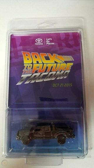 Very Rare Back To The Future 10/21/15 Tacoma Toyota Commemorative Toy Truck -