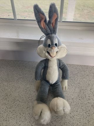 Bugs Bunny 1989 Warner Brothers Wb The 24k Company Plush 20” Looney Tunes