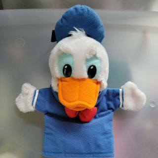 Vintage Donald Duck Hand Puppet Walt Disney Company Applause