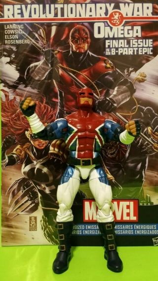 Marvel Legends Captain Britain From Abomination Baf,  Revolutionary War Omega 8