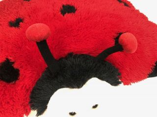 Pillow Pet Pee Wee Lady Bug Plush 12 inch 2010 Red Black Lady Bug Gift 3