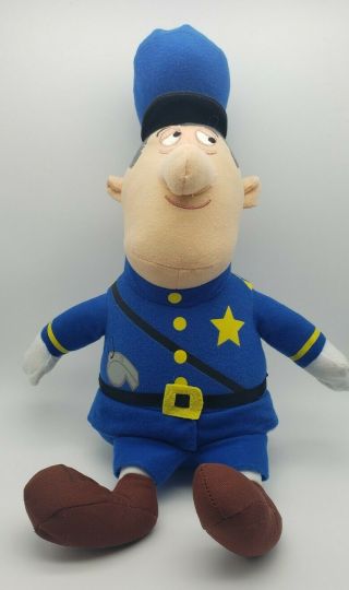 Toy Factory Plush Frosty The Snowman Traffic Cop Police Officer Stuffed 14 "