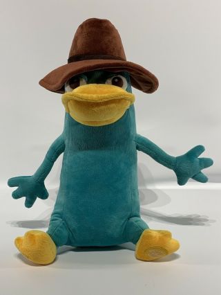 Disney Store Exclusive Perry Platypus Phineas And Ferb 16 " Plush Secret Agent