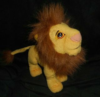 9 " Vintage 1994 Disney The Lion King Adult Simba Stuffed Animal Plush Toy Lovey