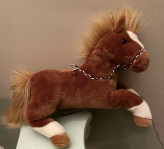 Douglas Plush Brown Horse Stuffed Animal - Pony,  Soft Toy,  14” Long