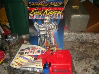 1998 King Of The Stuntmen Evel Knievel Stunt Cycle - In The Box Bin 845 Cool