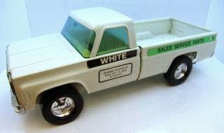 Vintage White Farm Equipment Advertising Service Truck Model - Ca 1970 