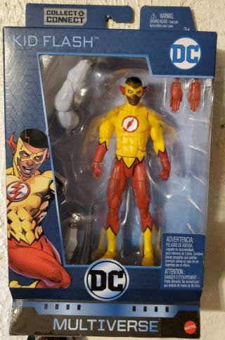 Kid Flash 6 " Action Figure Dc Multiverse With Lobo Baf Parts