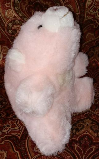 1980 Gund Pink Snuffles Bear 6 " Tall Plush Toy Lovey Soft Vintage Stuffed