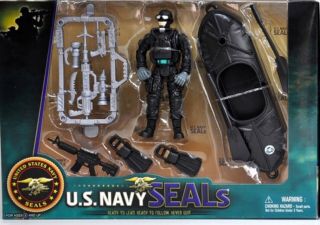 Action Figure Excite Us Navy Seals Military With Water Craft Scuba Gear