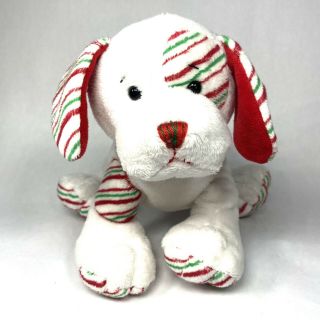 Webkinz Peppermint Puppy (no Code) Pup Christmas Green Red White Stripes W/ Tags