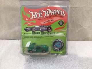 Hot Wheels Redline - 1969 - Grand Prix - Chaparral 2g - Green