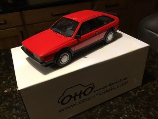 Rare 1:18: Volkswagen Scirocco Gtx 16v Red Otto Ot065 No 1610 Of 1750
