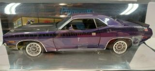 1970 Plymouth Aar Cuda - Purple - Highway 61 Supercar Collectibles 1:18 Scale