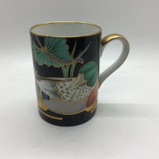 Fitz And Floyd Mallard Pond Porcelain Coffee Or Tea Mug Vintage