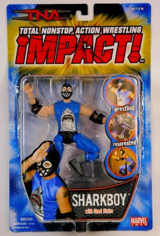 Tna Impact Sharkboy Figure 2006 Moc Marvel Toys