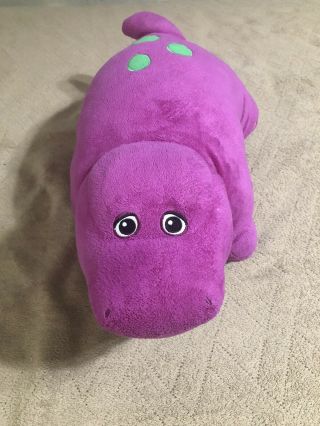 Barney the Purple Dinosaur Pillow Pet Big Soft Stuffed Plush Animal Cushion 18 
