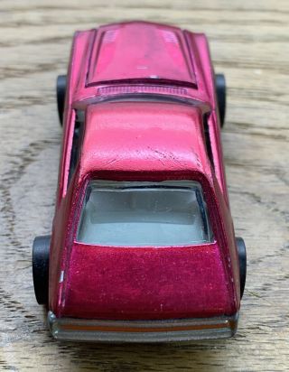 Vintage Hot Wheels Redlines 1968 CUSTOM AMX Rose Pink W/White Interior 3
