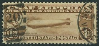 Us 1930 Scott C14,  $1.  30 Graf Zeppelin,  Cds Cancel,