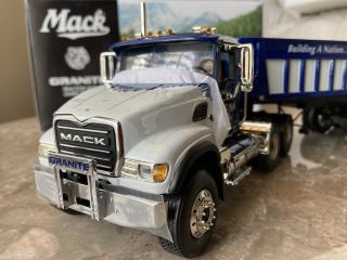 1/34 First Gear Mack Granite Tractor & Dump Trailer Bulldog Tough 5