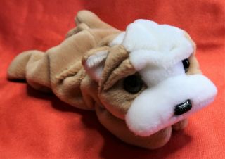 Ty Beanie Baby 1996 Wrinkles The Dog