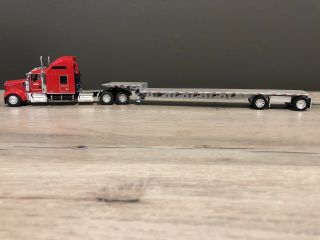 Dcp 31333 1:64 Scale Rare Kacey Trucking Kw W900 Semi W/step Deck Trailer