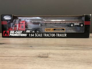 DCP 31333 1:64 Scale Rare Kacey Trucking KW W900 Semi w/Step Deck Trailer 5
