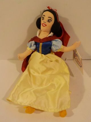 N Disney Store Mini Princess Snow White & 7 Dwarfs Plush Bean Bag Doll