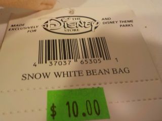 N Disney Store MINI PRINCESS SNOW WHITE & 7 DWARFS PLUSH BEAN BAG DOLL 3