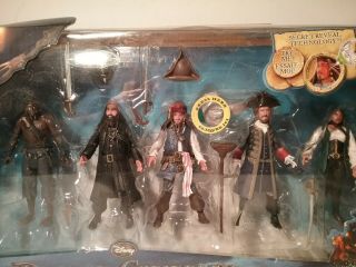 Disney Pirates Of The Caribbean Nos 2011 Target 5 4 " Figures Jack Sparrow &