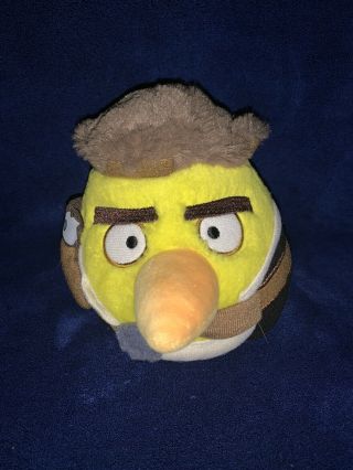 Angry Birds Star Wars Plush Stuffed Han Solo Yellow Bird Commonwealth 2012 7”