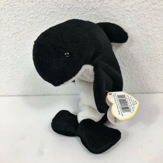 Rare Retired Vintage Ty Beanie Baby - Waves The 12/8/1996