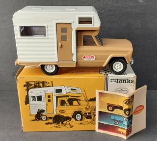 Vintage Tonka Mini Camper No.  70 Steel Metal - Near