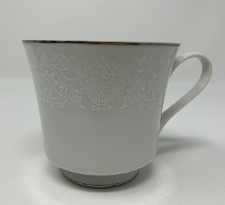 Crown Victoria Fine China Lovelace Footed Coffee Cup Tea Made In Japan Vtg Euc