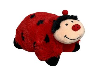 Pillow Pets Peewee Ladybug 11” Red Black Lady Bug Pee - Wees Plush Pillow Toy