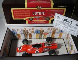 A.  J.  Foyt 1967 Coyote Indianapolis 500 Race Car Winner Carousel 1 1:18 Mib